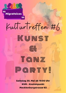 MigraVoices Kulturtreff  #6 Kunst & Tanzparty