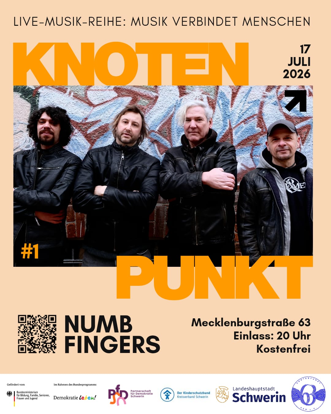 Konzert 'Numb Fingers' - Musik verbindet Menschen