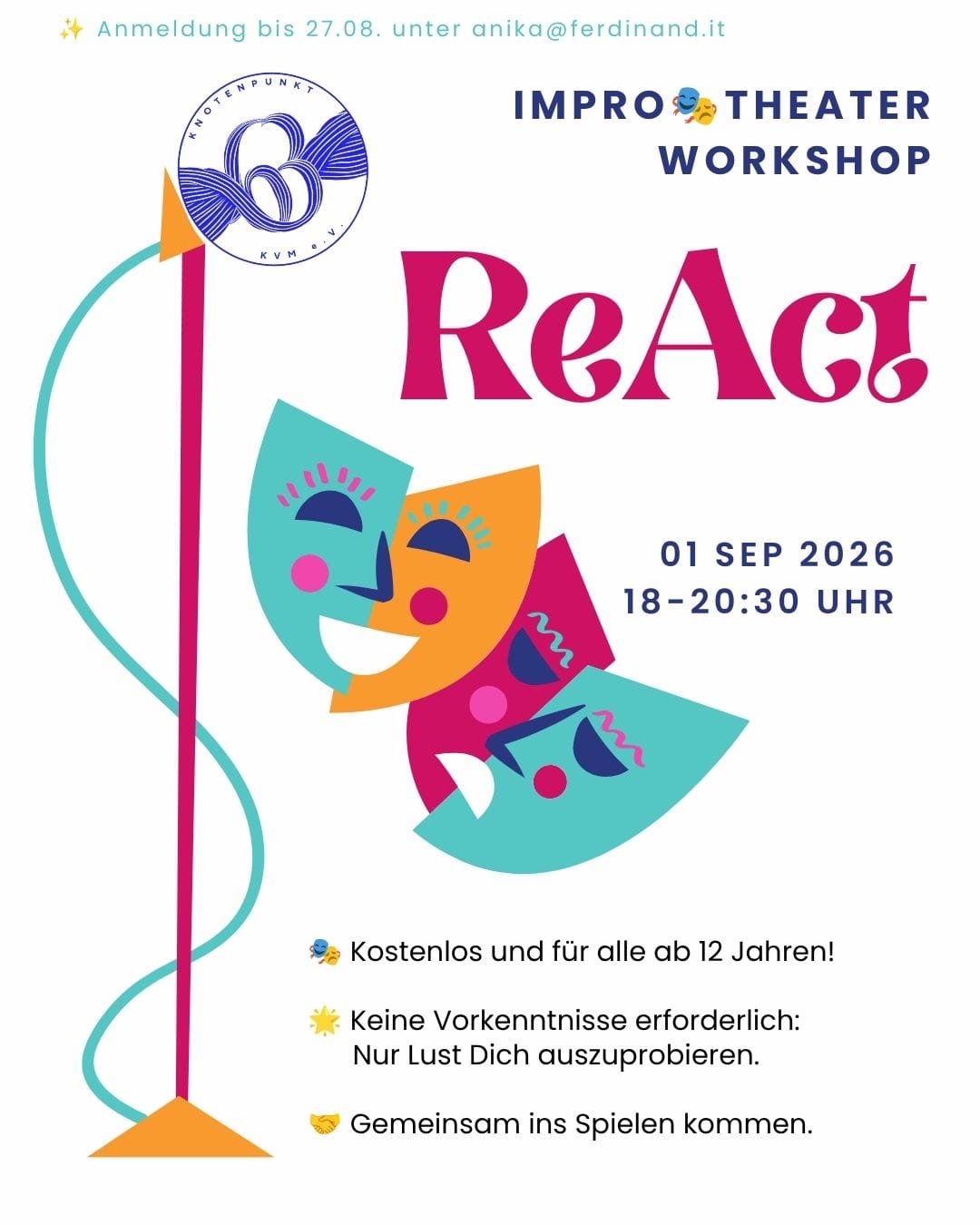 ReAct – der kleine Improtheater-Workshop