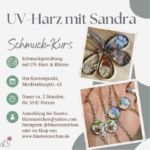 UV-Harz Blütenschmuck Kurs für Erwachsene
