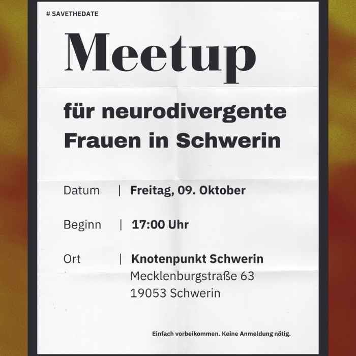 Meet-Up für neurodivergente Frauen in Schwerin